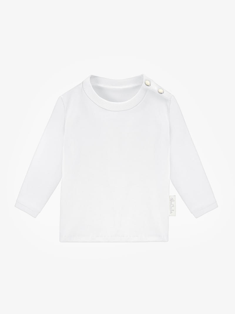 long sleeve basic wear - biały