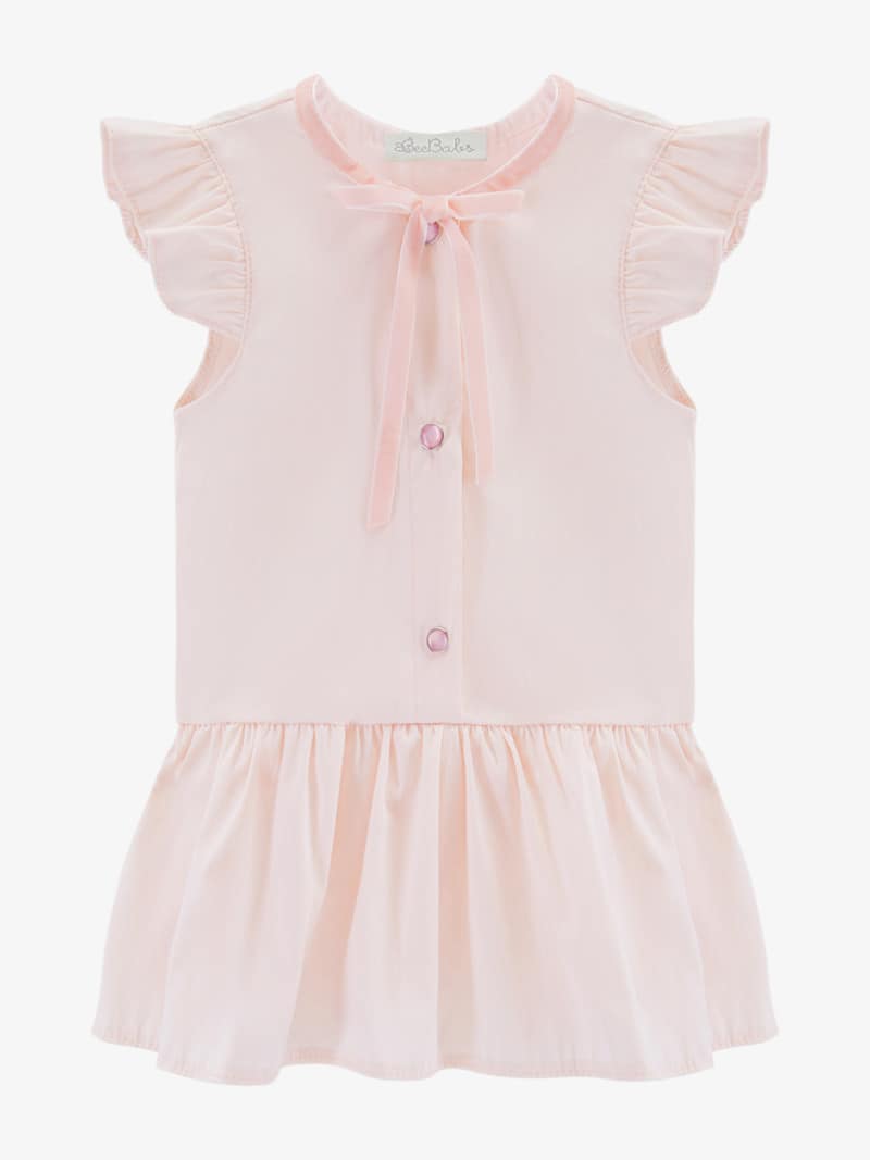 body butterfly ze spódniczką - różowe